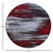 Flash Furniture Red 5' x 5' Round Abstract Design Accent Area Rug ACD-RGTRZ863-55-RD-GG - alternate 2